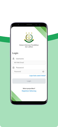 Android application Mobile Peserta Badiklat screenshort
