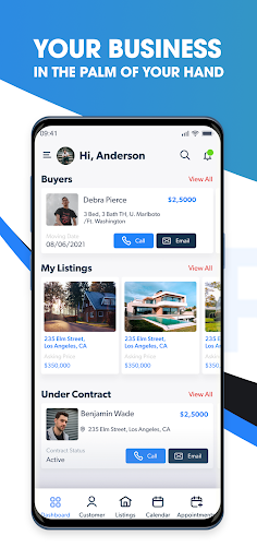 Android application RealtyTek Agent screenshort