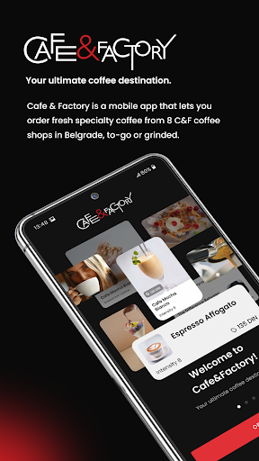 Android application Cafe & Factory screenshort