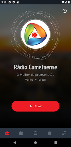 Android application TV Cametaense screenshort
