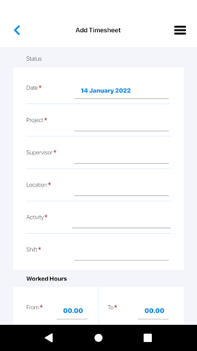 PeopleTimesheet Screen 2