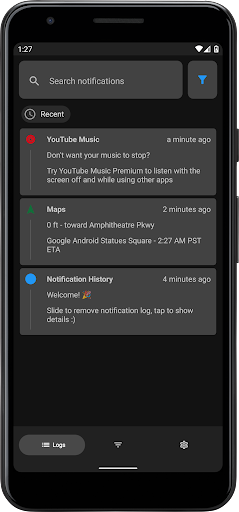 Notification History Pro Screenshot
