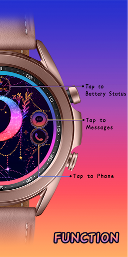 Moon Of Sunset Card_Watchface Screen 3