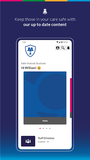 Android application Safer Schools Scotland screenshort