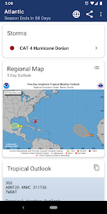 SeaStorm Hurricane Tracker Screenshot