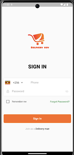 Android application Kaxmart Delivery screenshort