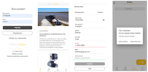 MiBarco.Online Screen 2