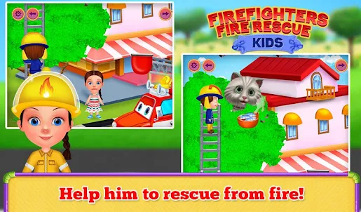 Firefighters Fire Rescue Kids