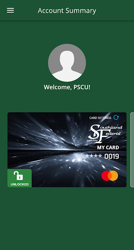 SFCU CardControl+ Screen 2