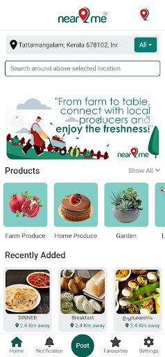 Android application Near2Me - Nearby Classifieds screenshort