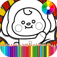 BT21 coloring game