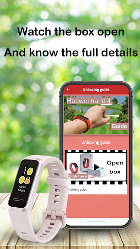 Android application Huawei band 4 app | guide screenshort