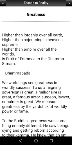 Buddhism: Escape to Reality Screen 3