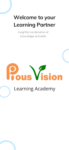 Android application Pious Vision Digital Learning screenshort