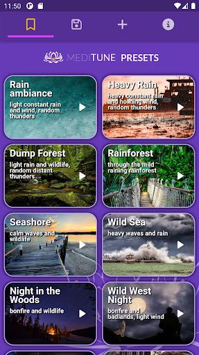 MediTune: sleep and meditation Screen 2