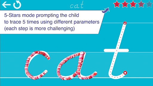 Screenshot of Writing Wizard - Alphabet ABC
