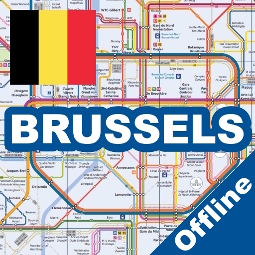 BRUSSELS METRO MAP OFFLINE