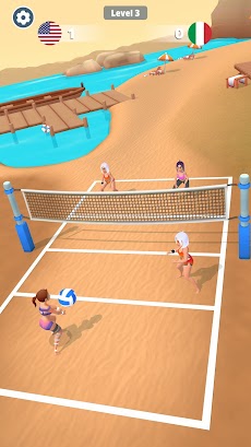 Beach Volleyball Gameのおすすめ画像2