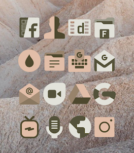 Android 12 Couleurs - Capture d'écran du pack d'icônes