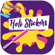 Holi stickers for whatsapp