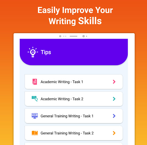 Screenshot of IELTS® Writing : Essays & Test