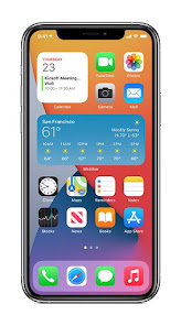 Obrázek 2 Phone 14 Launcher, OS 14 iLaun android