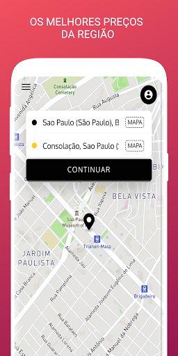 Android application Ok Passageiro - Motoristas screenshort