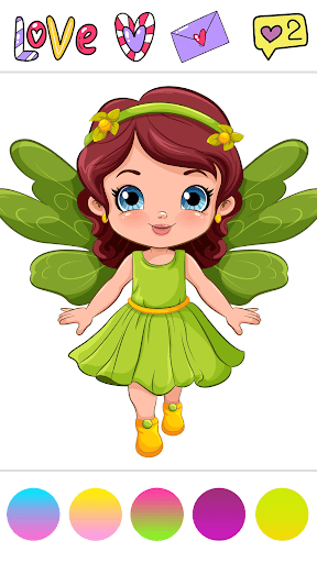 Princess Coloring: Paint Game Screen 3