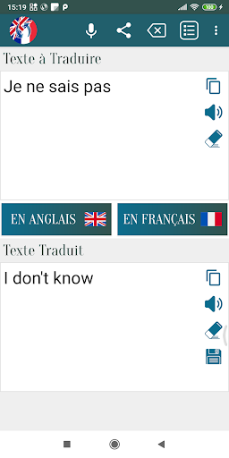 Aperçu de l'application