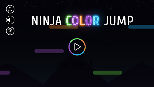 Ninja Color Jump 1.0 APK + Mod (Unlimited money) إلى عن على ذكري المظهر