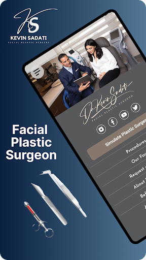 Android application Dr. Sadati's Cosmetic Surgery screenshort
