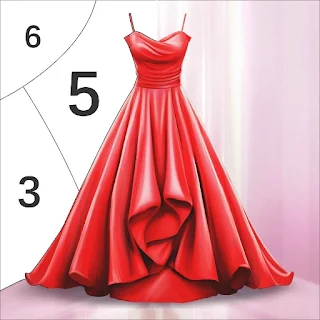 Gown Color by Number Book apk