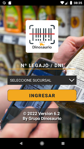 Android application Dino Etiquetas screenshort