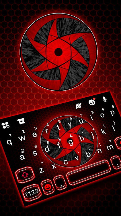 Cool Red Sharingan Keyboard Th - 6.0.1229_10 - (Android)