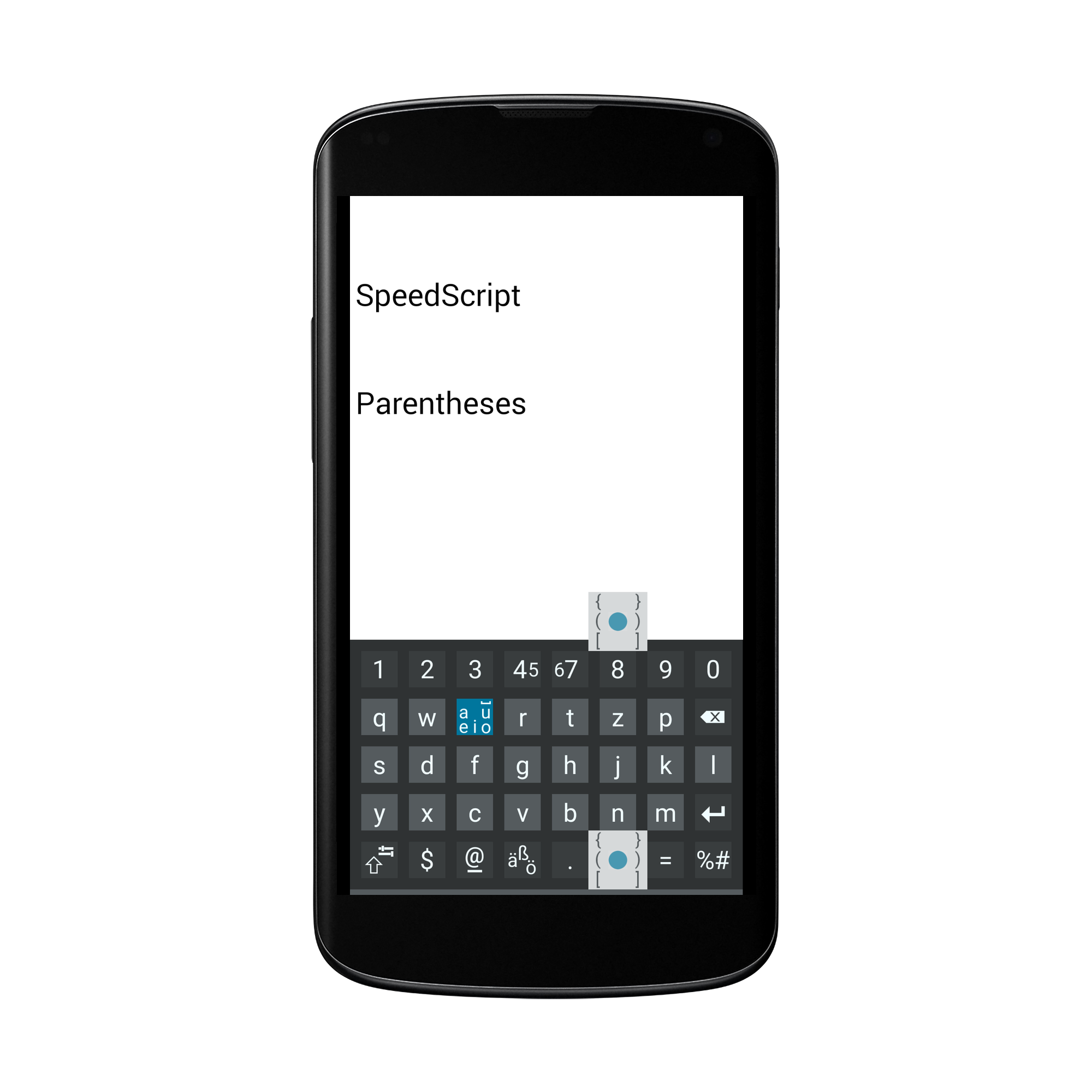 Android application SpeedScript Keyboard free screenshort