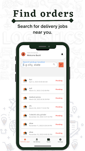 Android application Gaozim Carrier screenshort