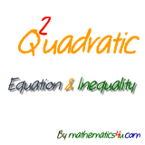 Quadratic Equation Inequality icon