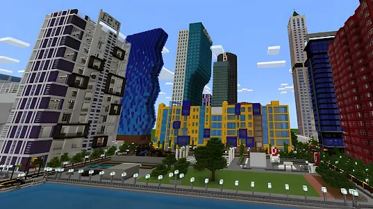 도시: 지도 Minecraft PE용
