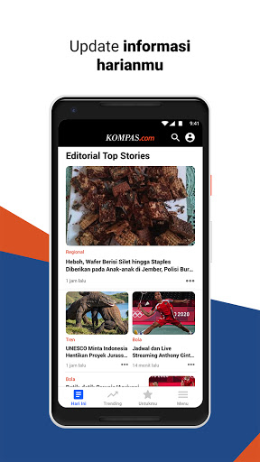 KOMPAS.com: Baca Berita Update, Akurat, Terpercaya 7.3.6 screenshots 1