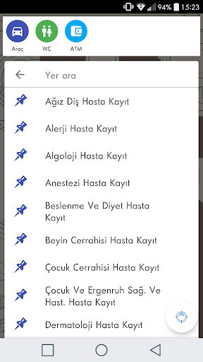 Android application Yozgat Şehir Hastanesi screenshort