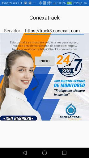 Android application ConexaTrack GPS Monitoreo Sate screenshort