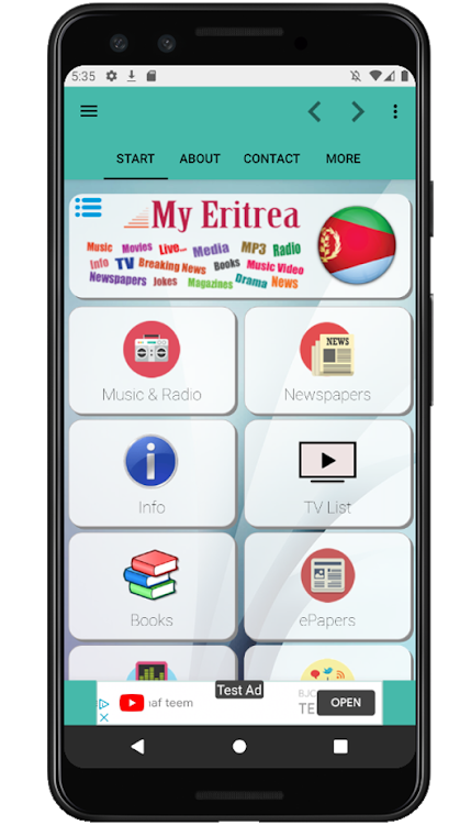 Eritrean Music & Newspapers - 9.0.2 - (Android)