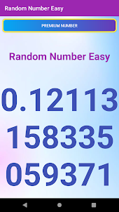 Random Number Easy