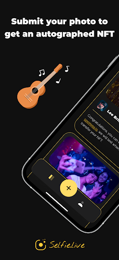 Selfie.Live Fan App Screen 2
