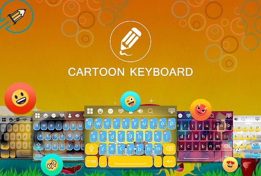 Android application Cartoon Keyboard screenshort