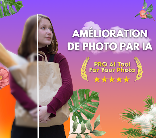 Android application Amélioration de Photo par IA screenshort