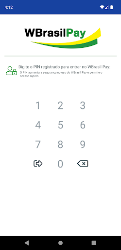 WBrasilPay Screen 2