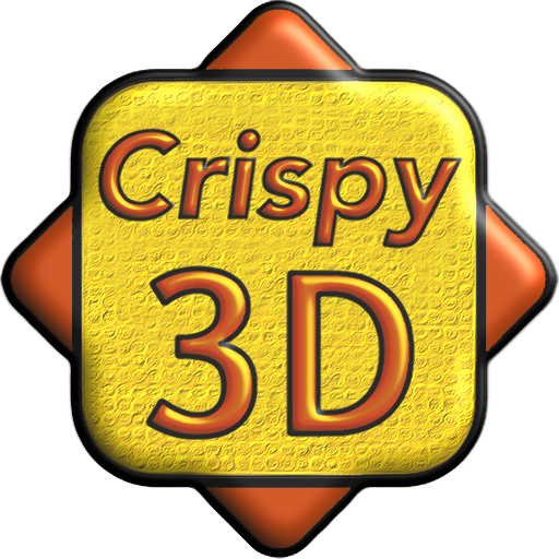 Crispy 3D - Icon Pack logo