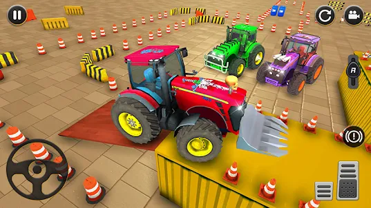 Tractor Parking Game 3D