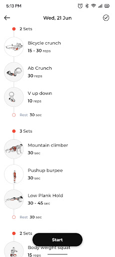 MaxxQ Sports Training App Screen 3
